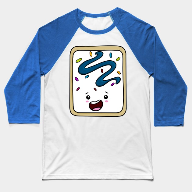 Kawaii Toaster Pastry Baseball T-Shirt by Fun4theBrain